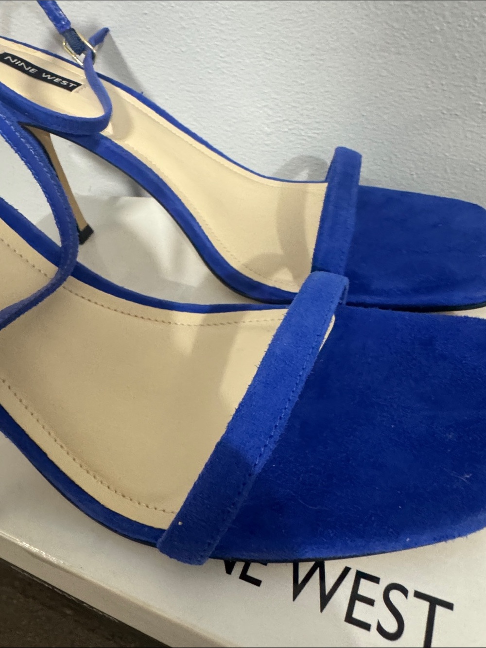 Nine West Yess Heels electric blue size 12 - Picture 7 of 12